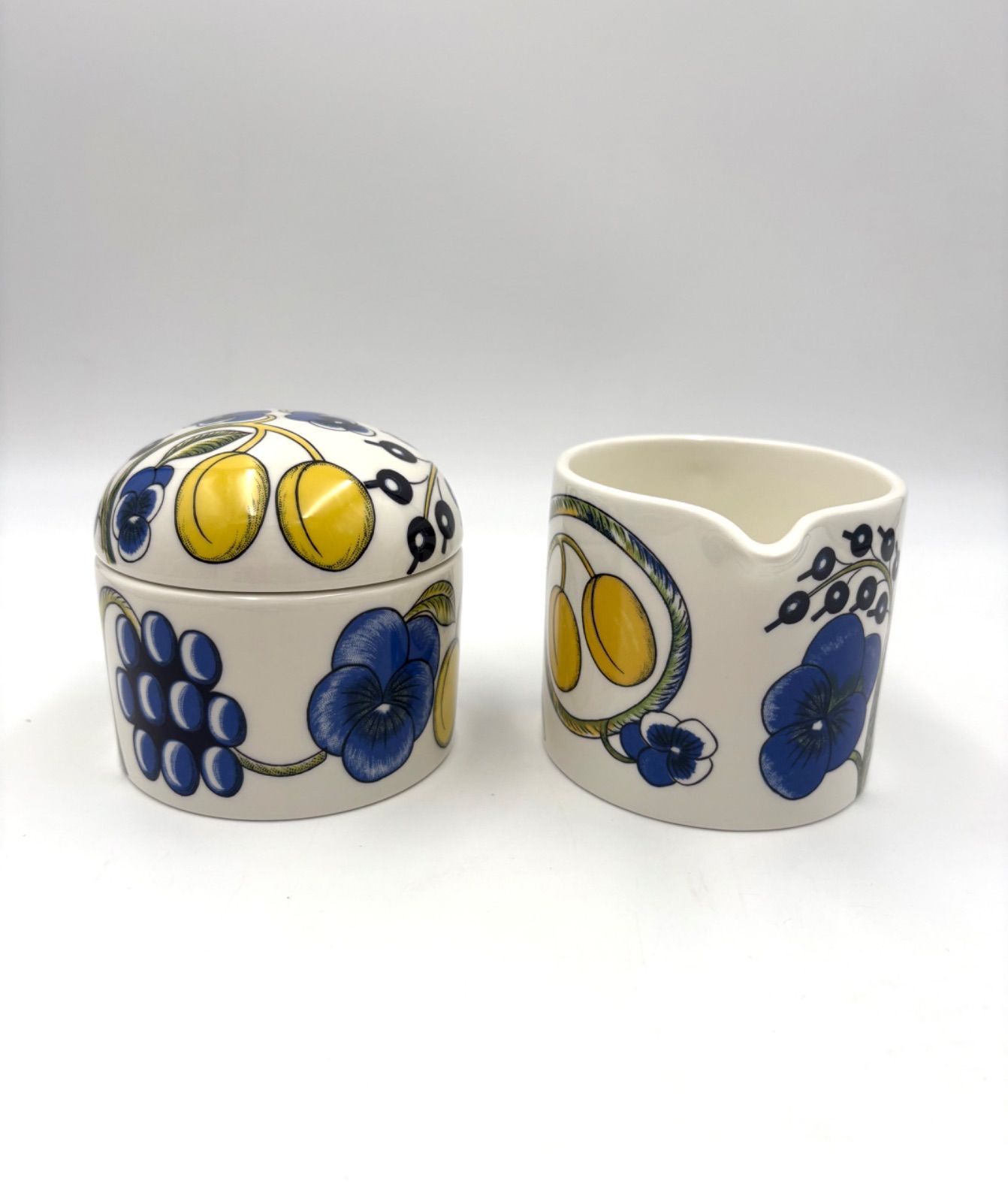  ♥保管品 ARABIA アラビア パラティッシ イエロー ジャー 蓋付き ピッチャー 2点セット その他 食器