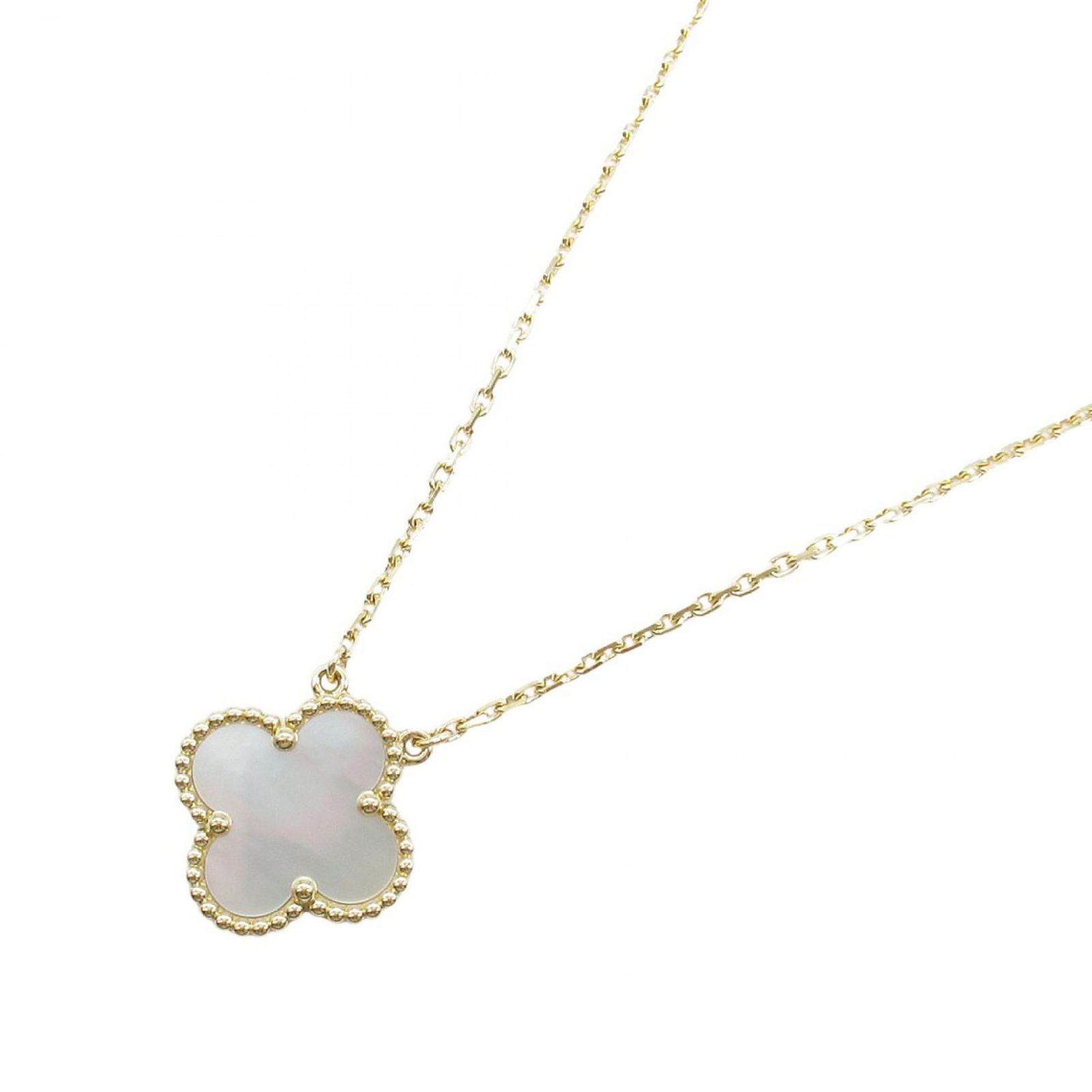 Van Cleef Arpels ヴァンクリーフ＆アーペル ヴィンテージアルハンブラ ネックレス マザーオブパール