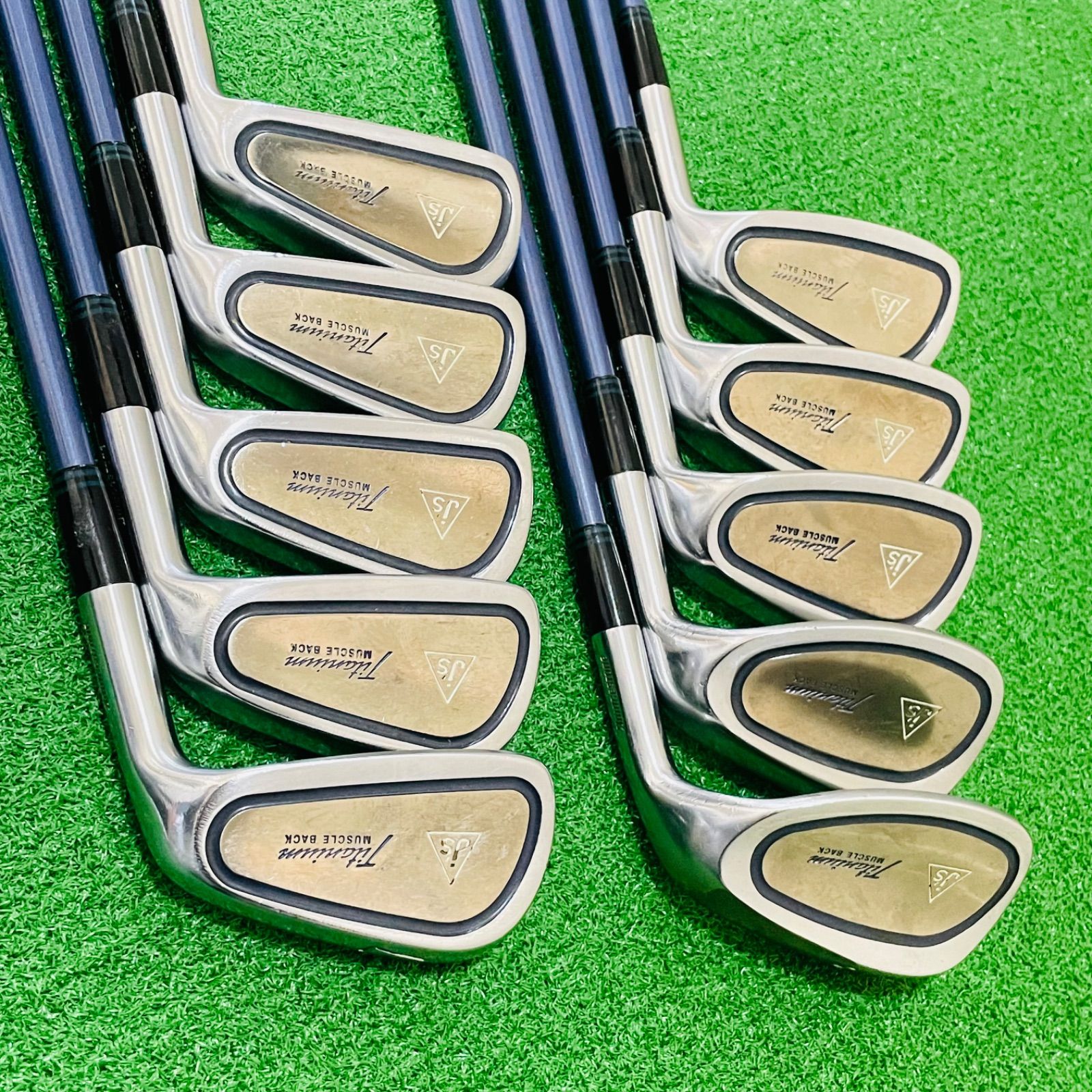 9481 J s Titanium MUSCLE BACK ブリヂストン チタンマッスル チタン マッスルバック アイアン10本セット R 匿名配送