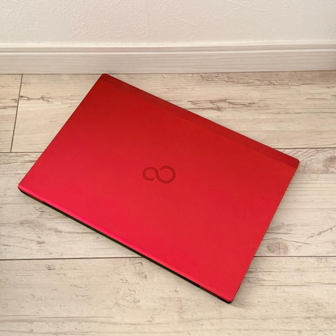 ガーネットレッド 10世代 富士通 i 5 8 GB NVMe Office付き 初心者にも 届いてすぐ使えます◎ マウスはおまけ♪ S 602 A