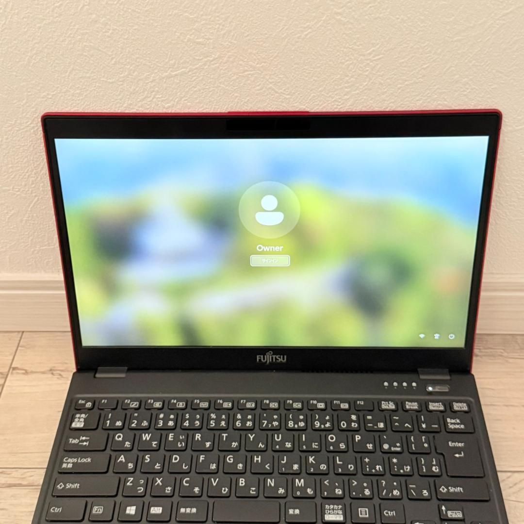 安い♬即戦力♫富士通 LIFEBOOK i5 10世代 8G SSD256G ガーネットレッド 10世代 富士通 i5 8GB NVMe SSD256GB Office付き
