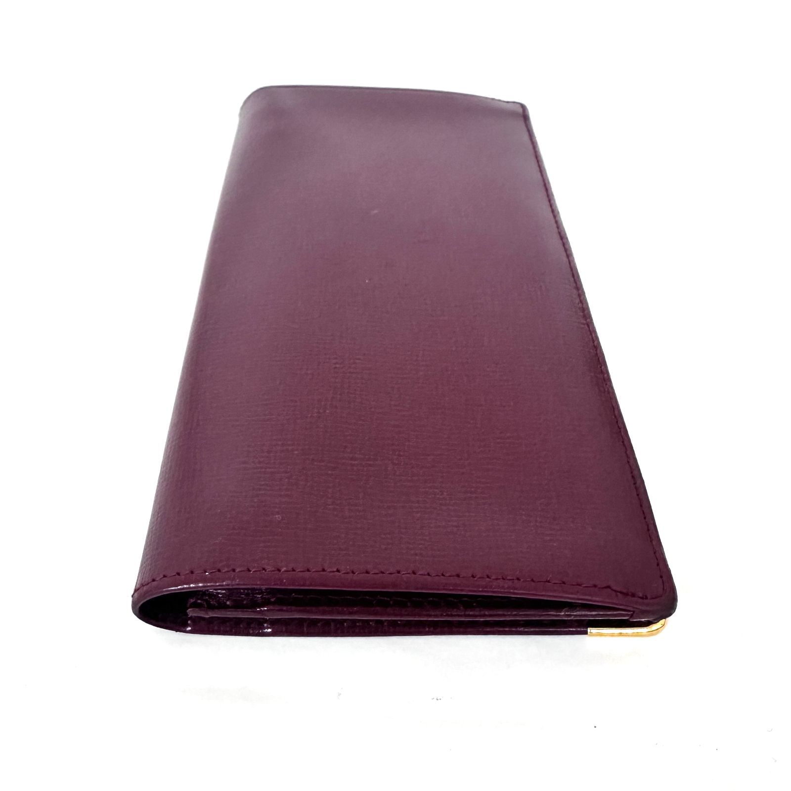 未使用級　Cartier カルティエ　長財布　二つ折り　マストライン　ボルドー Cartier（カルティエ） 長財布 MUST DE CARTIER マストライン ロング
