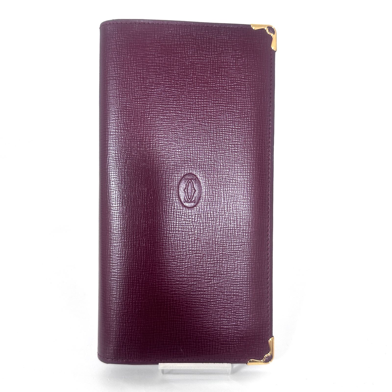 SD4764 Cartier カルティエ マストライン ボルドー レザー 二つ折り長