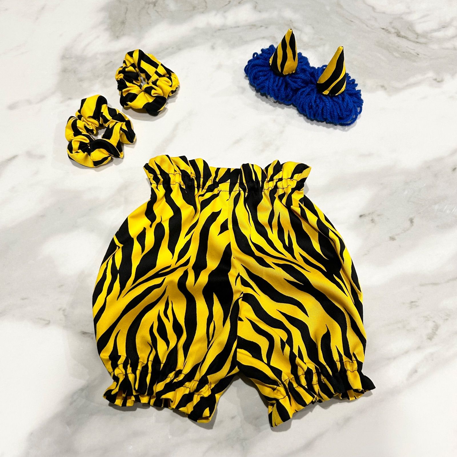 鬼のパンツ ハンドメイド かぼちゃパンツ 節分 ハロウィン 年賀状 60