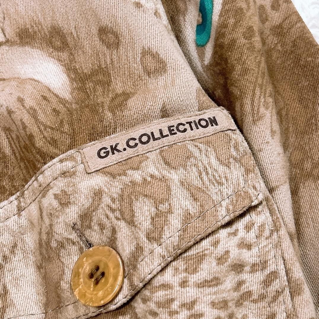レディース 【美品】伊太利屋 GK コレクション 豹柄 ブルゾン
