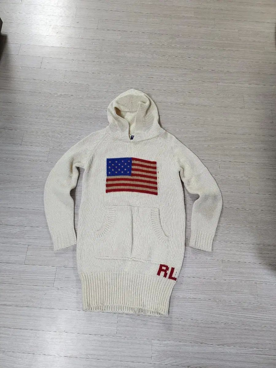 ポロラルフローレン 星条旗 フード ニット