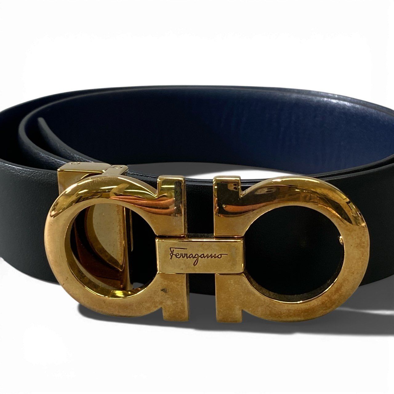 a6【美品】Salvatore Ferragamo サルヴァトーレフェラガモ ガンチーニ