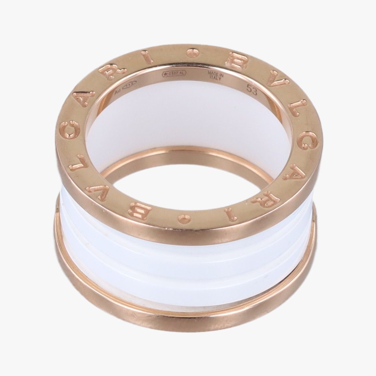 ブルガリBvlgariビーゼロワン ホワイト ゴールド AU 750 345836 RP 2 ANN