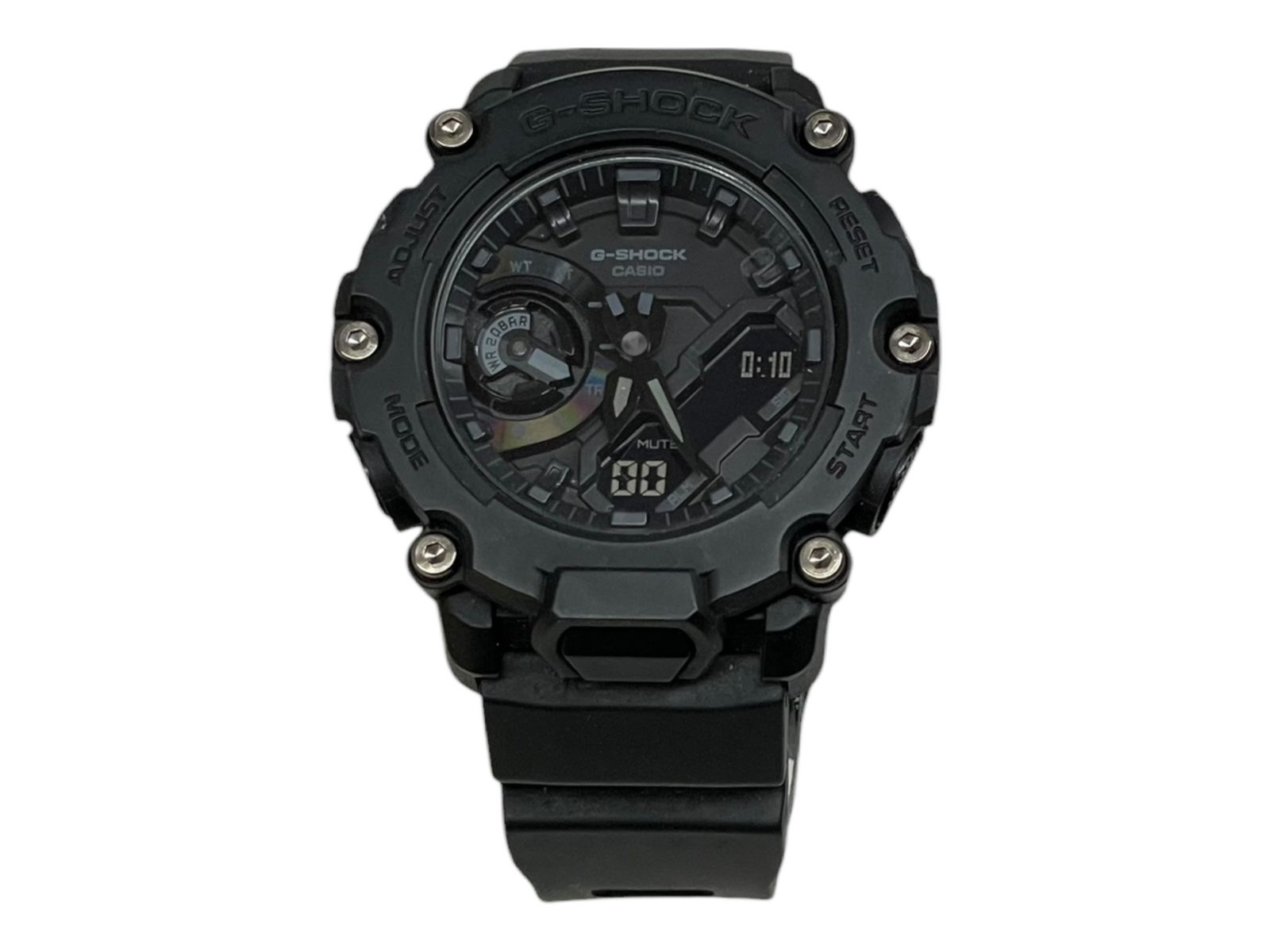 CASIO カシオ G SHOCK Gショック カーボンコアガード構造 デジアナ腕時計 クオーツ GA 2200 BB ブラック メンズ 025