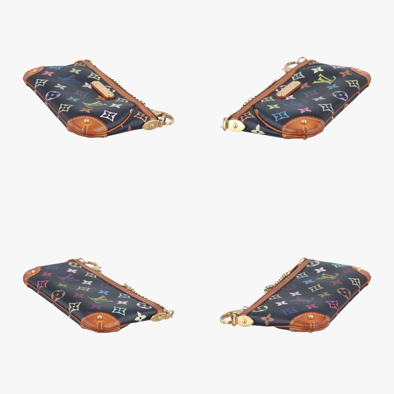 ルイヴィトンLouis Vuittonポシェット ミラ MM ノワール モノグラム