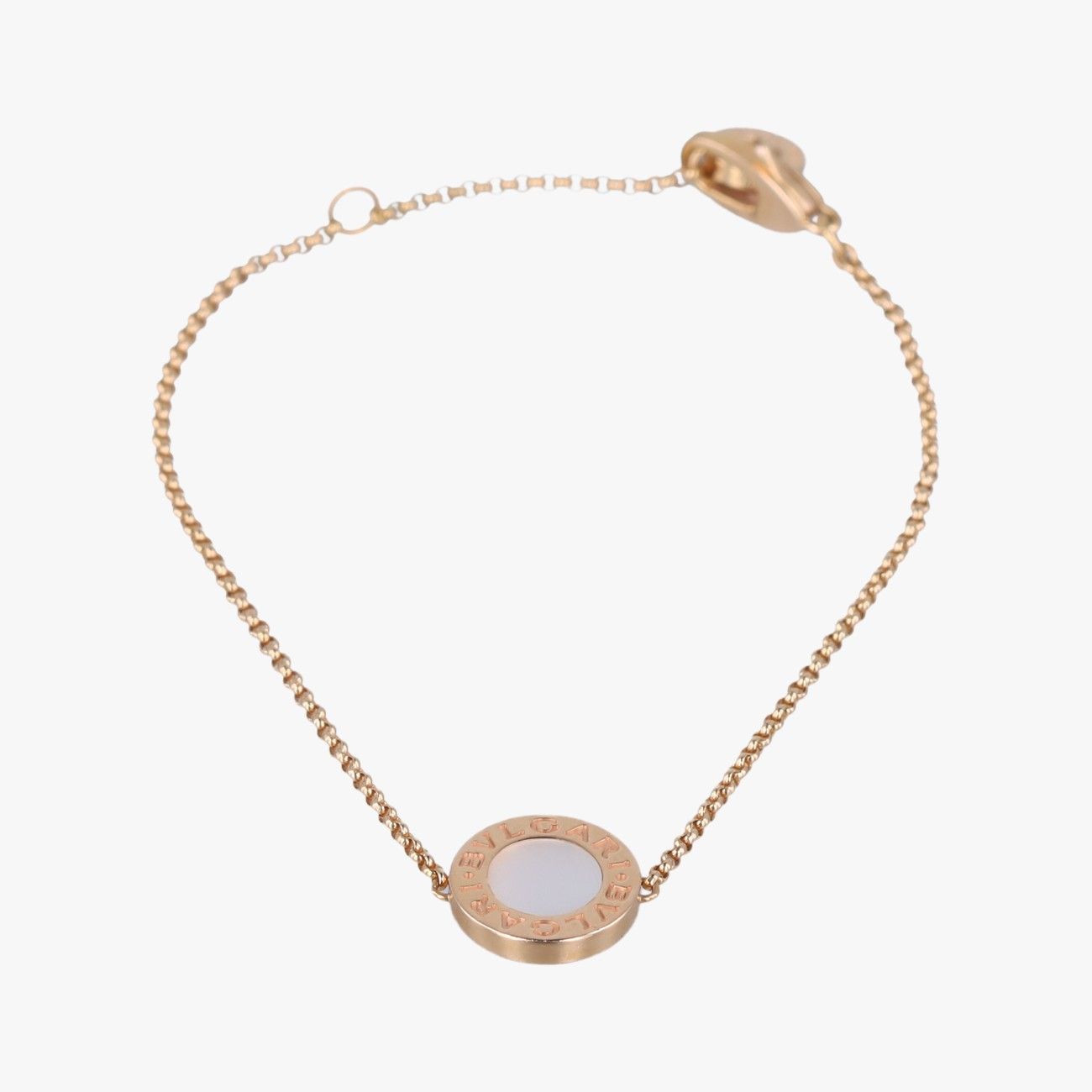 ブルガリBvlgariブルガリ ブルガリ ホワイト シェル ゴールド AU 750 350549 FL 3 TS 7