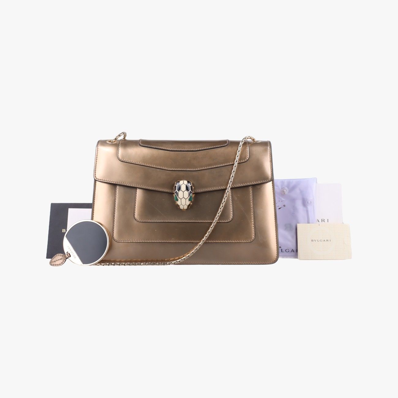 ブルガリBvlgariセルペンティ フォーエバー ゴールド エナメル AX M 15 39794