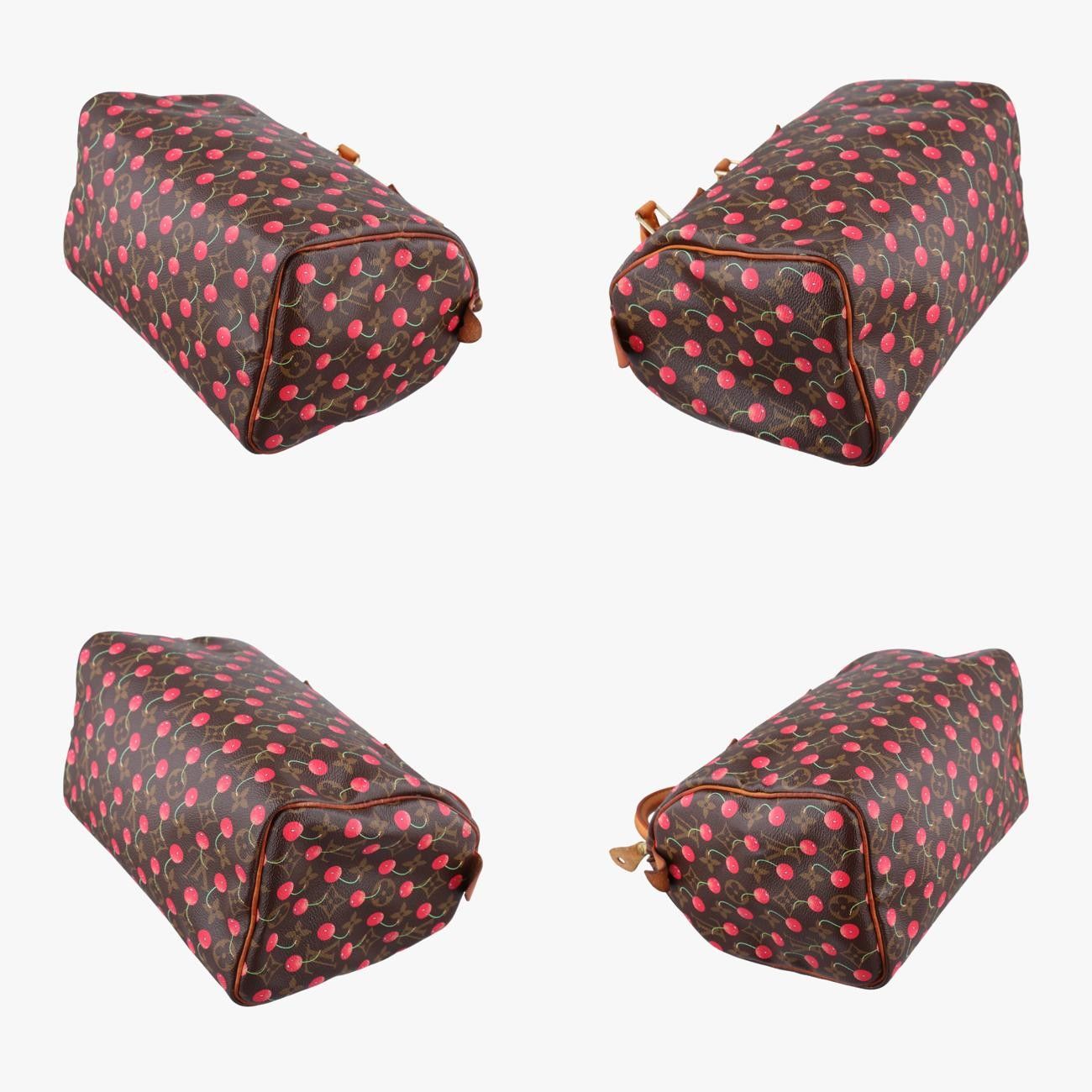 ルイヴィトンLouis Vuittonスピーディ25 モノグラムチェリー