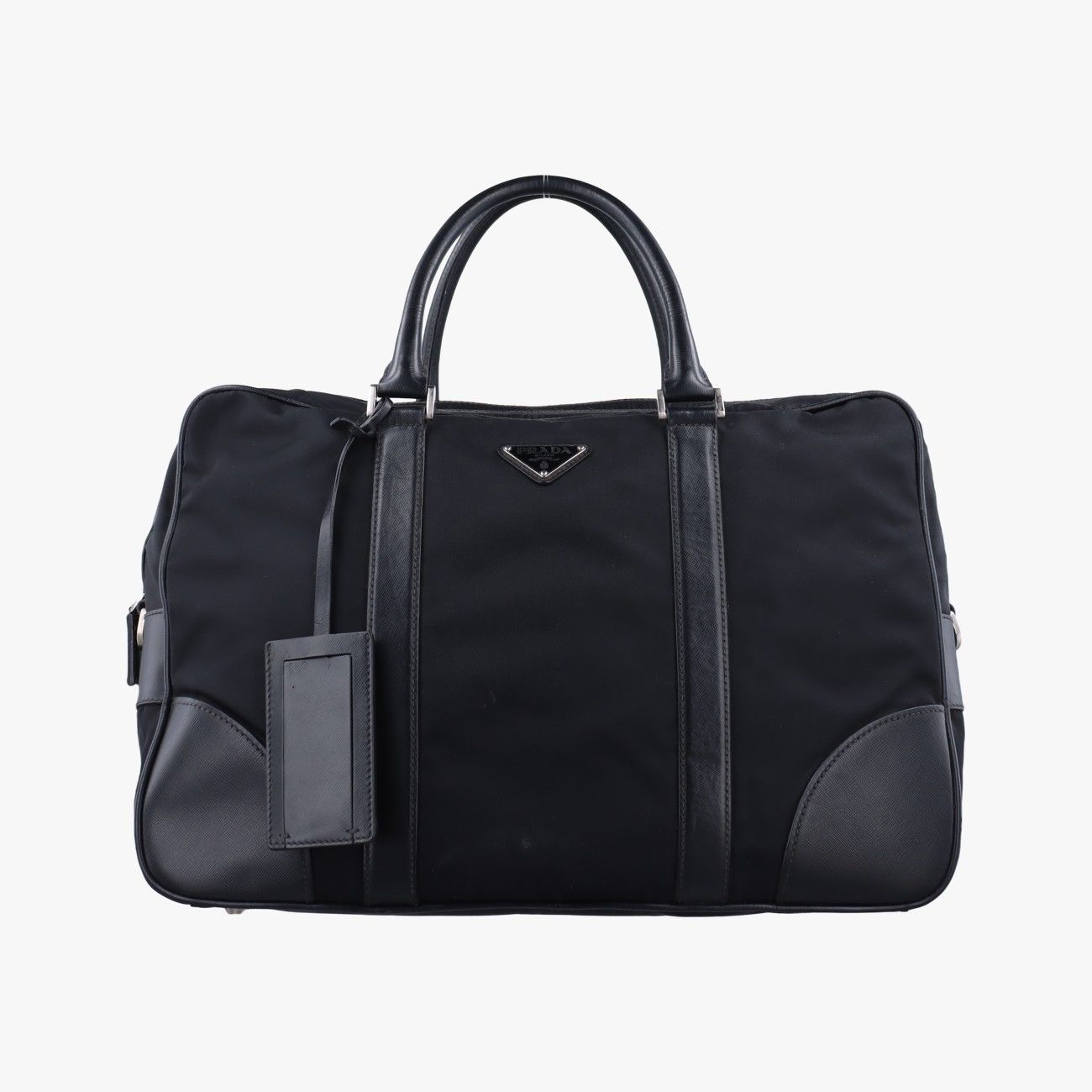 【✨良品✨】プラダ ブリーフケース レザー ナイロン ブラック プラダPradaナイロン ブリーフケース ネロ ブラック ナイロン