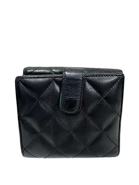 CHANEL シャネル 財布 ダブルホック カンボンライン 二つ折り財布 小銭入れあり ＿S 29＿セルモアから 0138 r 29 ホック止め緩みあり