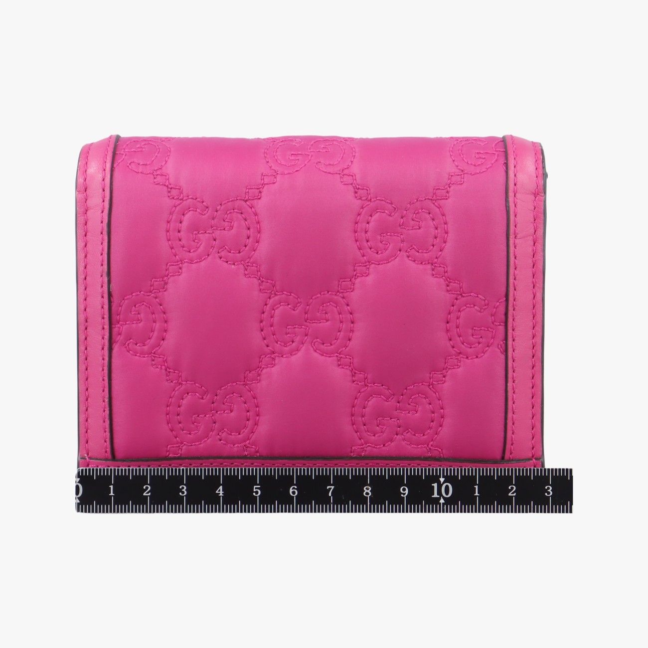 グッチGucciGGキルティング ミニ メッセンジャー ピンク キャンバス