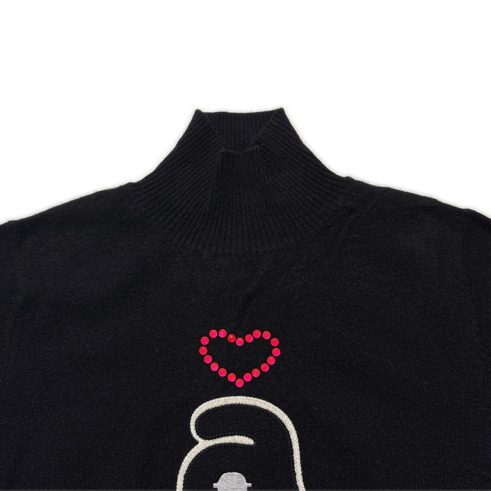 週末セール♪アルチビオ❤️セーター36 中古 レディース アルチビオ archivio ニット 36(S) 黒 ブラック