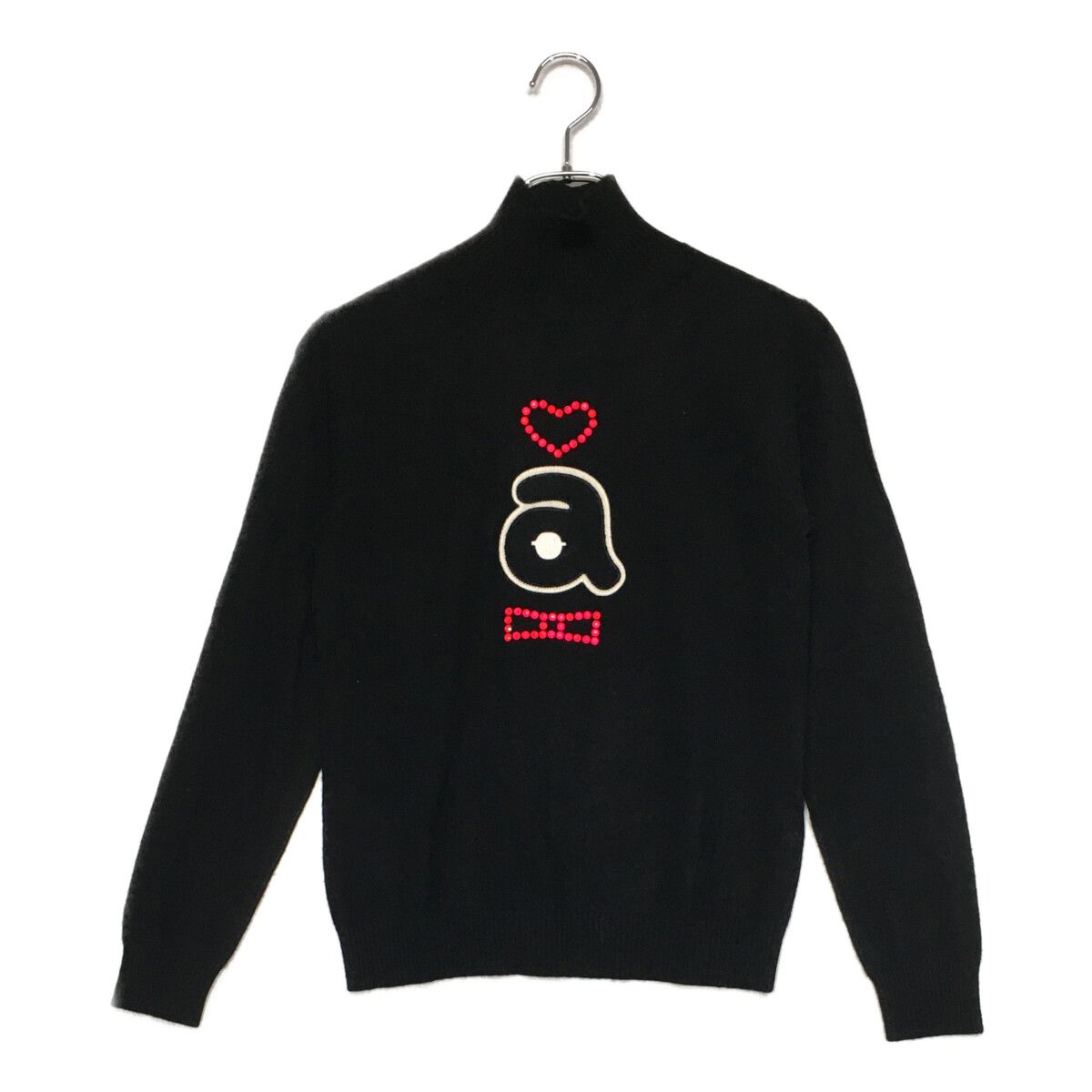 アルチビオarchivioリブ編みセーター arch 中古 レディース アルチビオ archivio ニット 36(S) 黒 ブラック