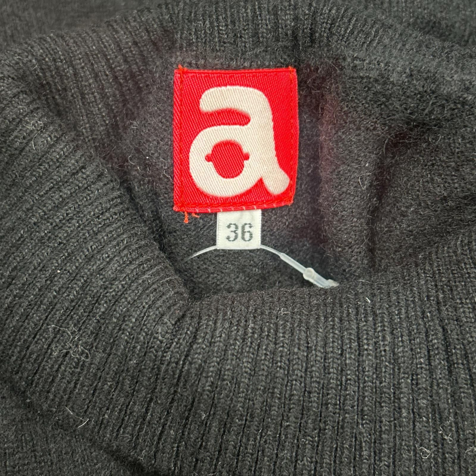 中古 レディース アルチビオ archivio ニット 36(S) 黒 ブラック