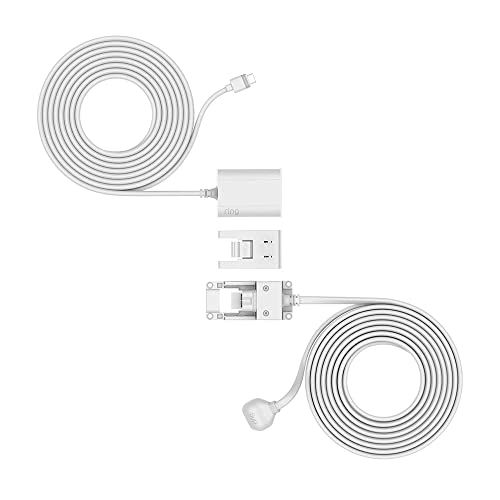 Ring スポットライトカム用 屋内 屋外兼用電源アダプター USB C ホワイト m