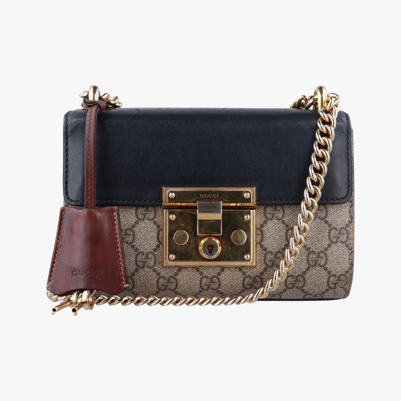 グッチGucciパドロック マルチカラー キャンバス x レザー 409487