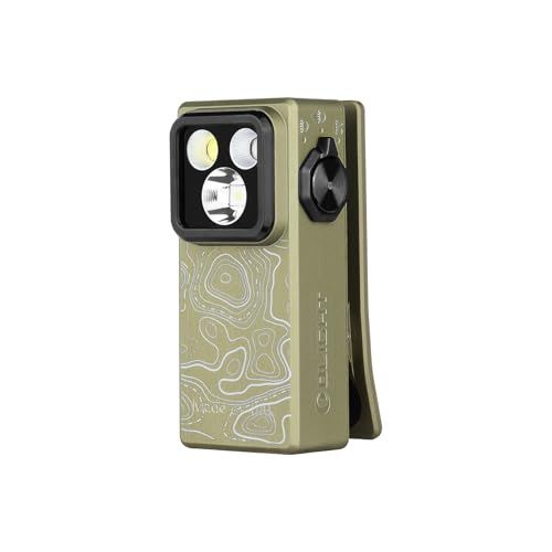 OLIGHT オーライト Oclip Ultra 懐中電灯 新登場 クリップライト 小型 LEDランニングライト 軽量 3つの光源 530ルーメン IPX 6防水 Type C充電式 犬 散歩 ウォーキング ハイキング アウトドア 登山 点検 レ m