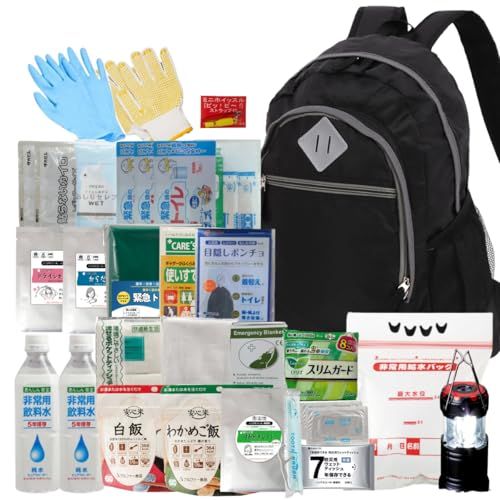 24点女性用防災基本 防災セット 避難 地震対策 保存食 非常用トイレ 保存水 水袋 口腔ケア ライト 防災グッズ m