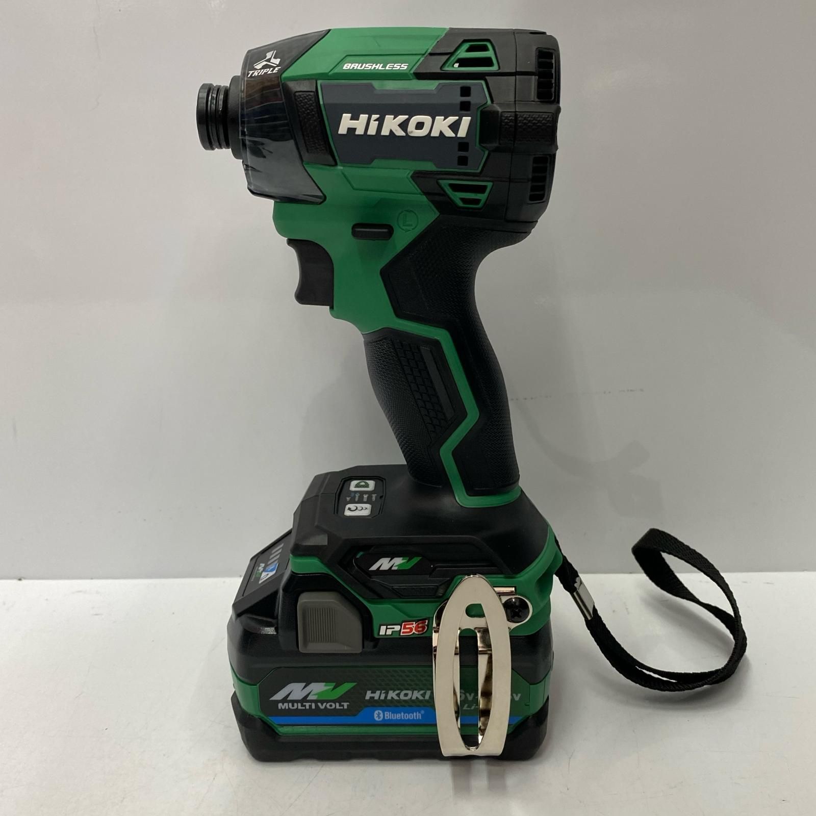 HiKOKI ハイコーキ コードレスインパクトドライバ 36 V WH DD アグレッシブグリーン ♥品 付属品完備