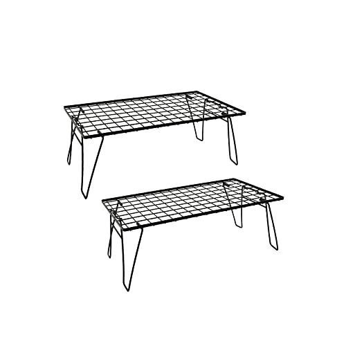 HIBARI フィールドラック キャンピングラック セット マットブラック キャンプ収納 コンパクト アウトドアワゴン アウトドアテーブル 折りたたみ テーブル ローチェアアウトドア キャンプテーブル ラック m