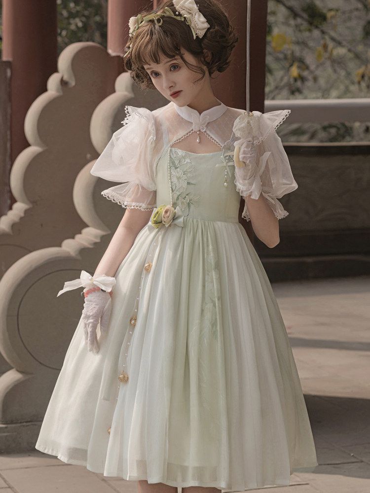 カントリー風ロリータ コスプレ衣装JSK ゴスロリ lolitaツーピース ボレロ ワンピース 感 舞台衣装 イベント向け 普段着