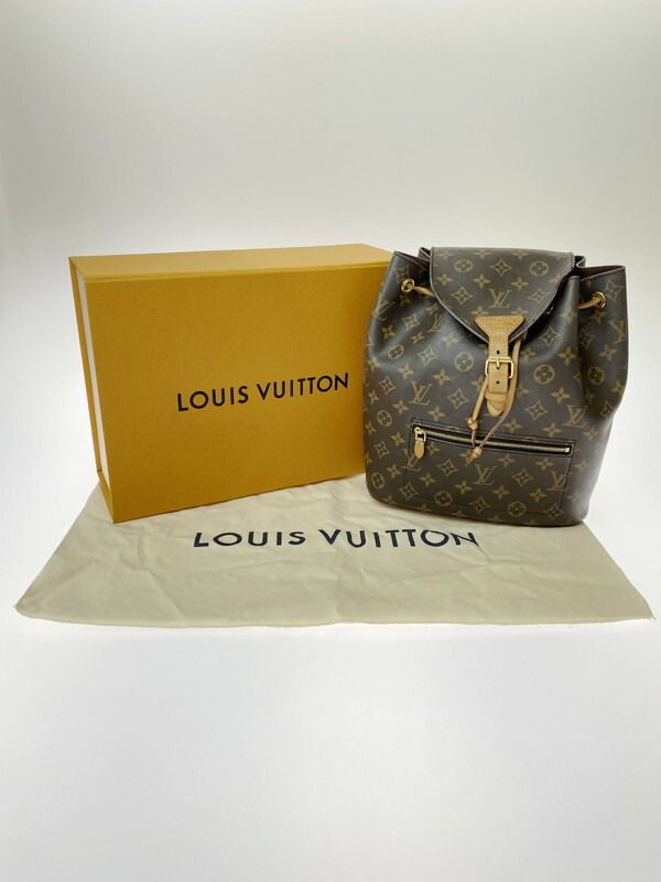 品 LOUIS VUITTON ルイ ヴィトン M 43431 モノグラム モンスリMM リュック バッグ 鞄 シリアルナンバーSP 0138 179 240111 ab 10 min