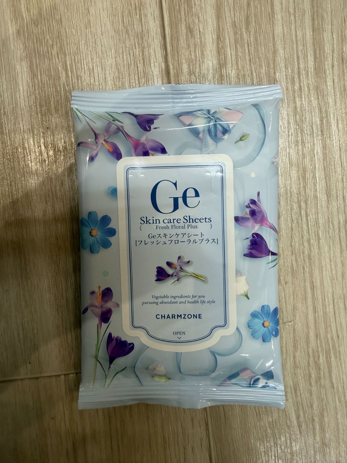 新品未開封】チャームゾーンGeスキンケアシートフレッシュフローラル