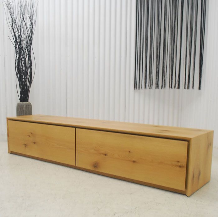 アウトレット 現品限り 一部 大 展示品 高品質 テレビボード 180ｃｍ オーク材 ナチュラルモダン リビング家具 250625 ライチョウ180 TV