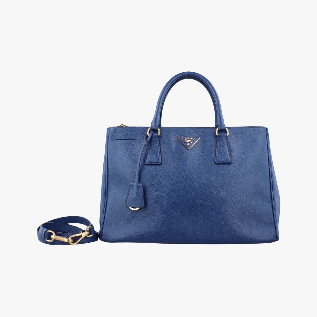 プラダPradaガレリア ブルー サフィアーノレザー BN 2274 31 J