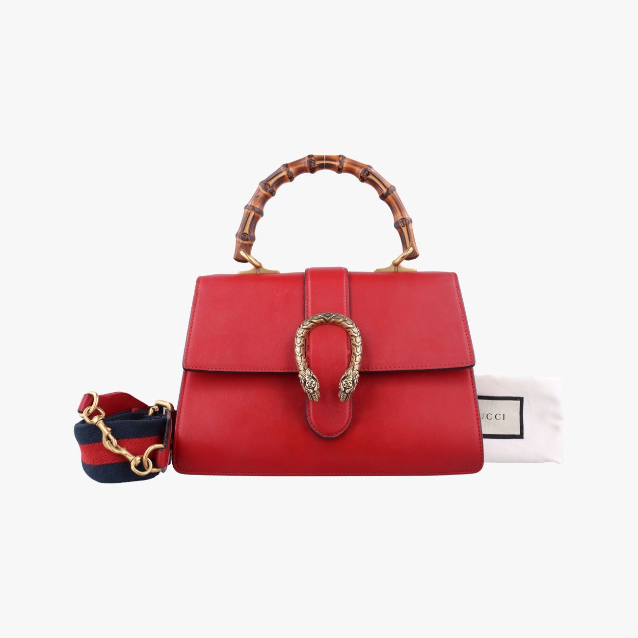 グッチGucciディオニュソス レッド レザー 448075