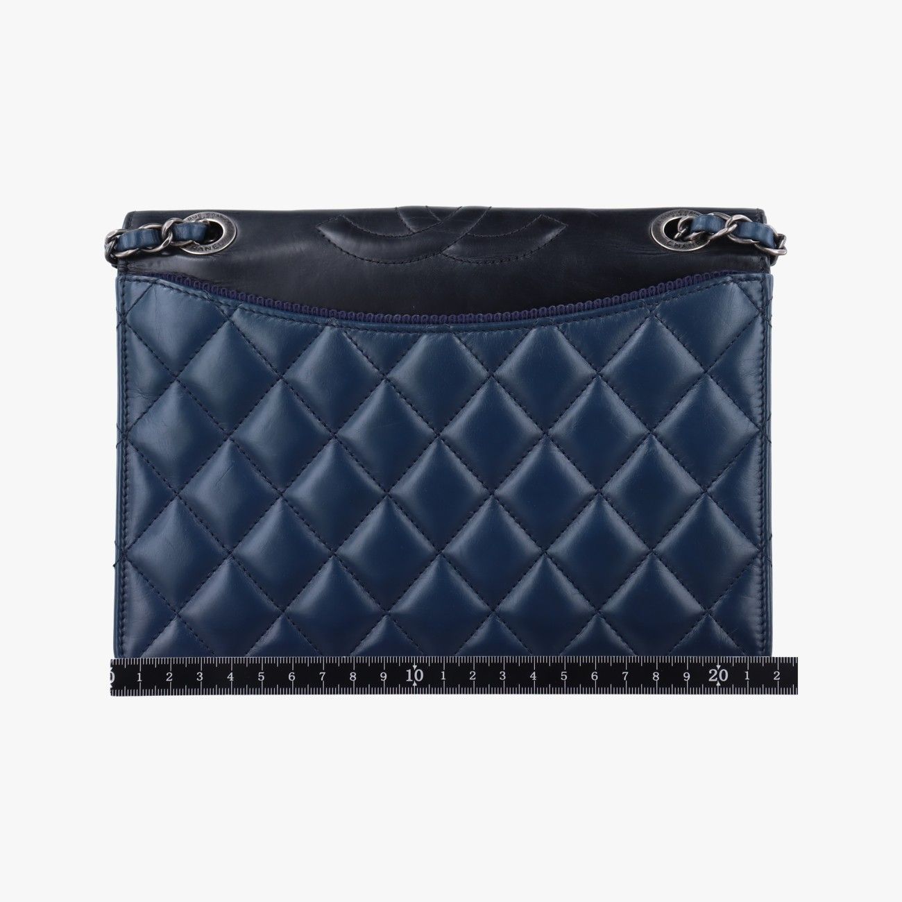 CHANEL マトラッセ ラムスキン ネイビー ココマーク 正規品保証 Z310 CHANEL マトラッセ ラムスキン ネイビー ココマーク 正規品保証 Z310