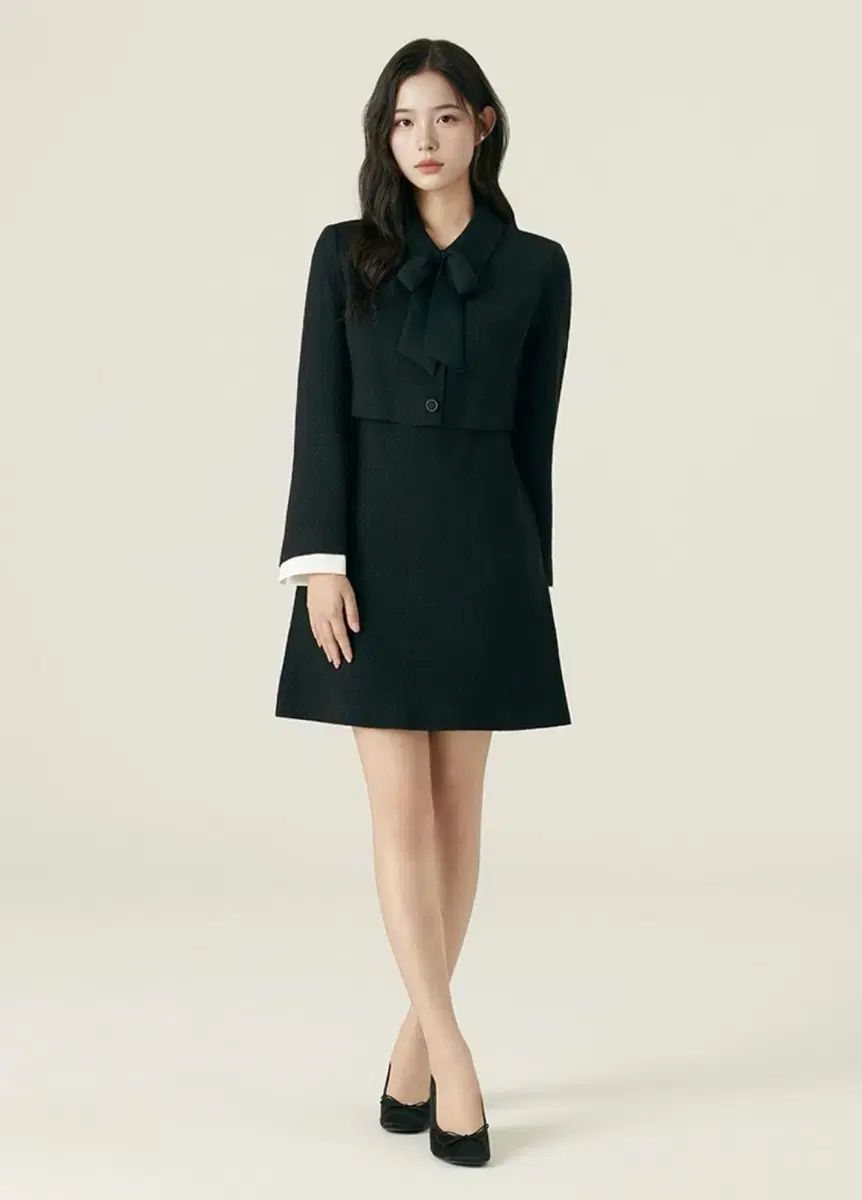 タグ付き ROEM カラ ツイード 2 in 1 ミニワンピース S ゲストルック