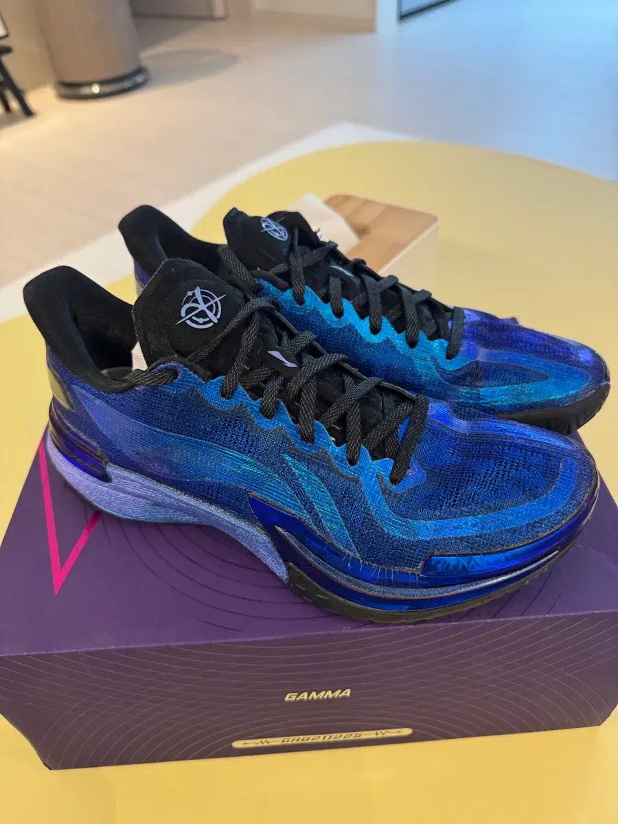 リーニン GAMMA ガンマ ブルー LOVE 轉 Tear バスケシューズ 255 US 7 5