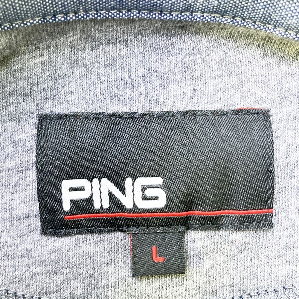 サイズ：L PING ピン 半袖ワンピース ネイビー系 [240101586603
