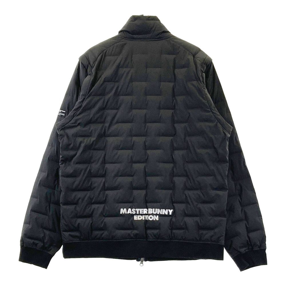 サイズ 5 MASTER BUNNY EDITION マスターバニーエディション 2 WAY ダウン ジップジャケット ブラック系 ゴルフウェア メンズ ストスト