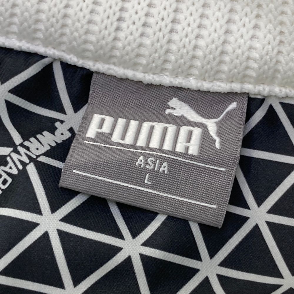 サイズ：L PUMA GOLF プーマゴルフ 中綿切替 ニット ジップジャケット