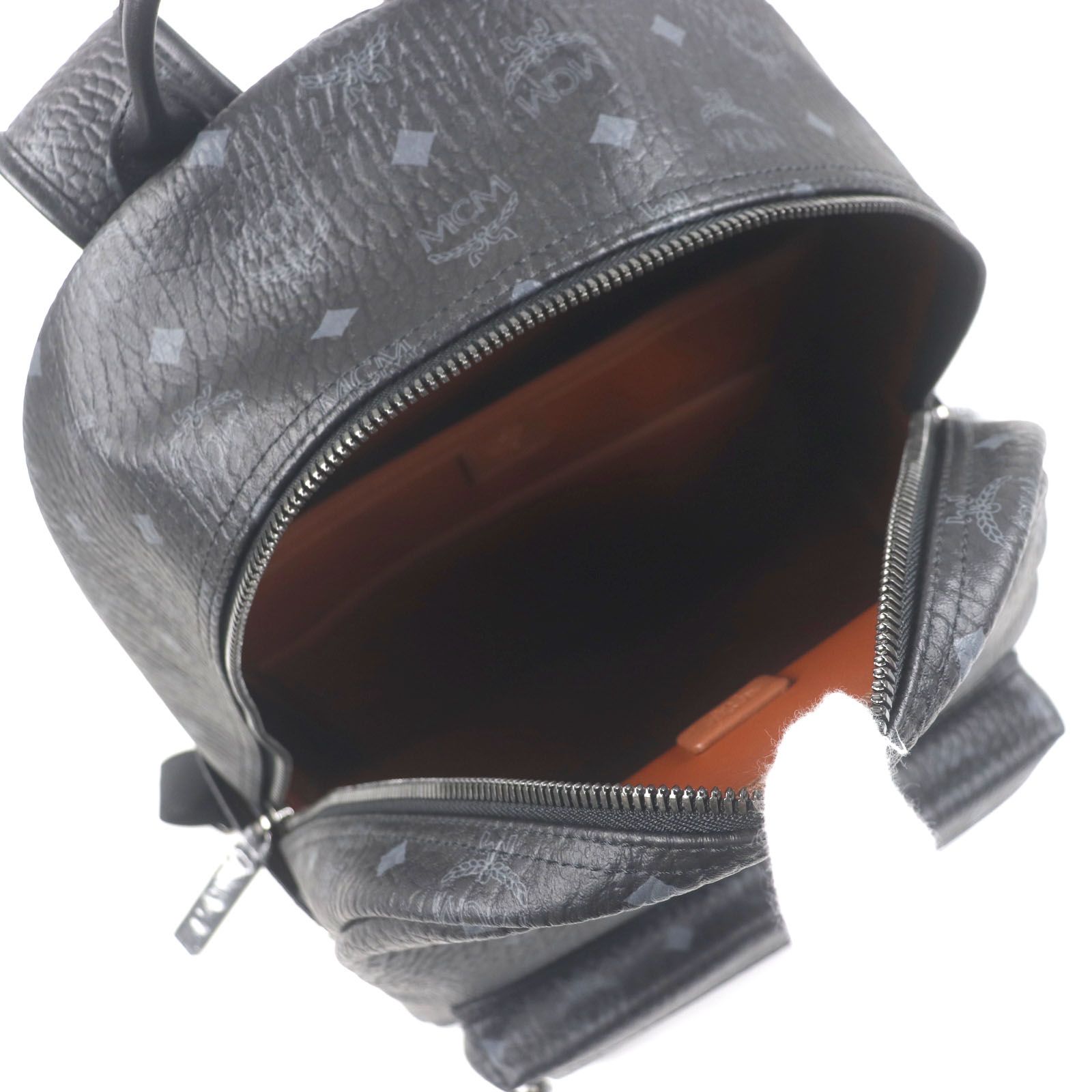 未使用品▼MCM エム・シー・エム MMK 6SVE38 STARK スターク ヴィセトス キャンバス レザー バックパック リュック・デイパック メンズ 未使用品▽MCM エム・シー・エム MMK 6SVE38 STARK スターク