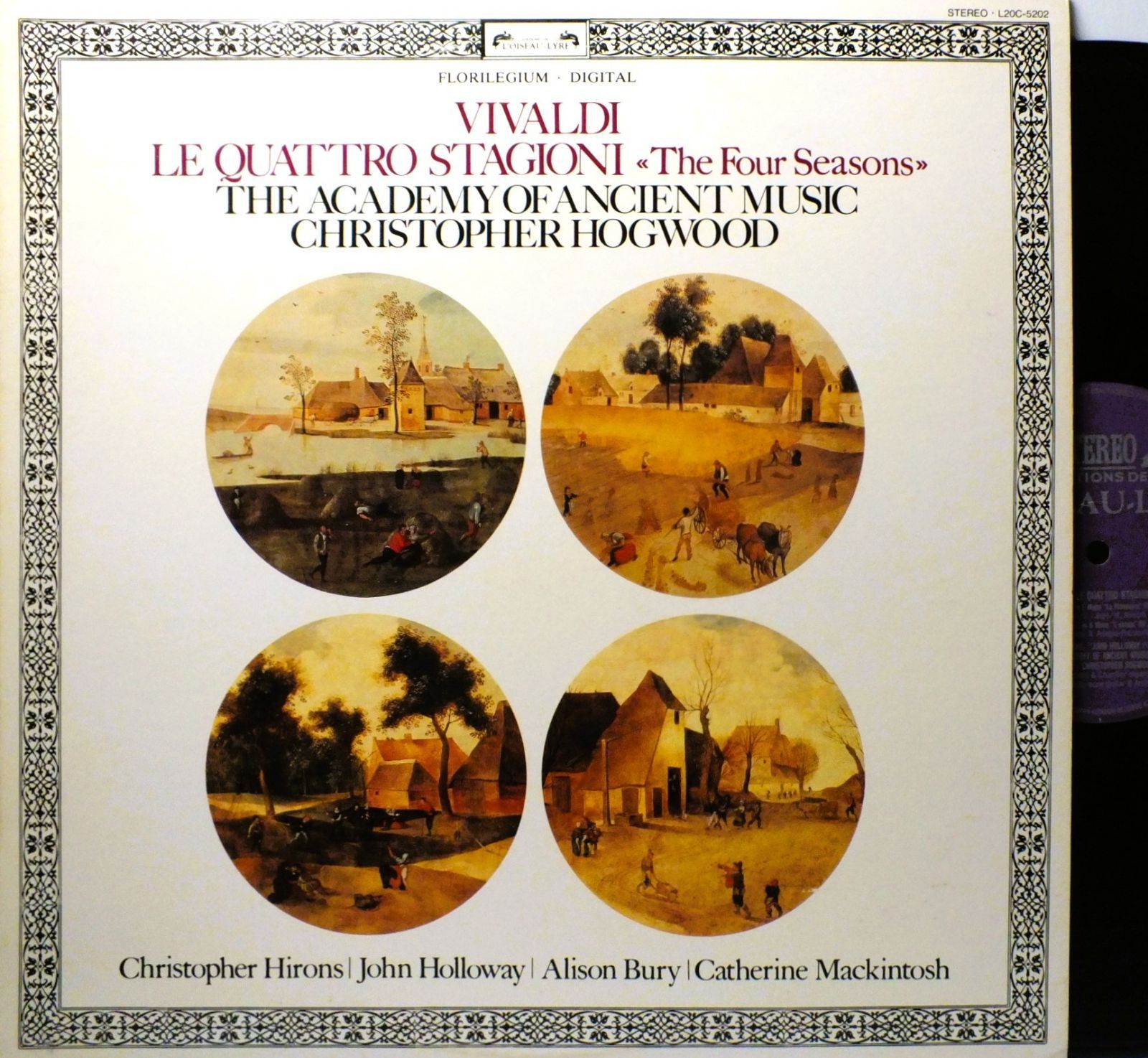 LP L20C-5202 クリストファー・ホグウッド HOGWOOD ヴィヴァルディ