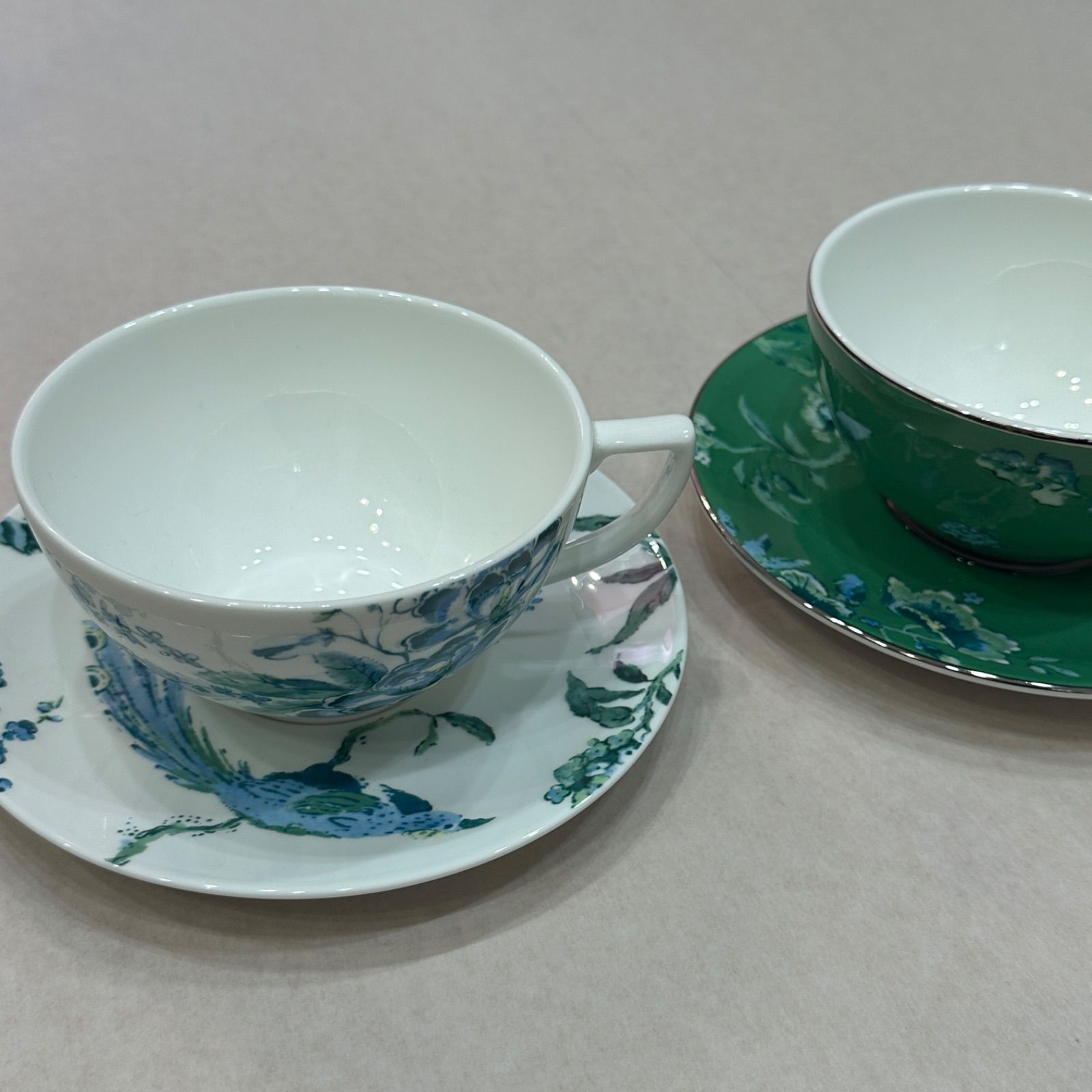 2点セット ウェッジウッド ジャスパーコンラン シノワズリ ティーカップ ソーサー