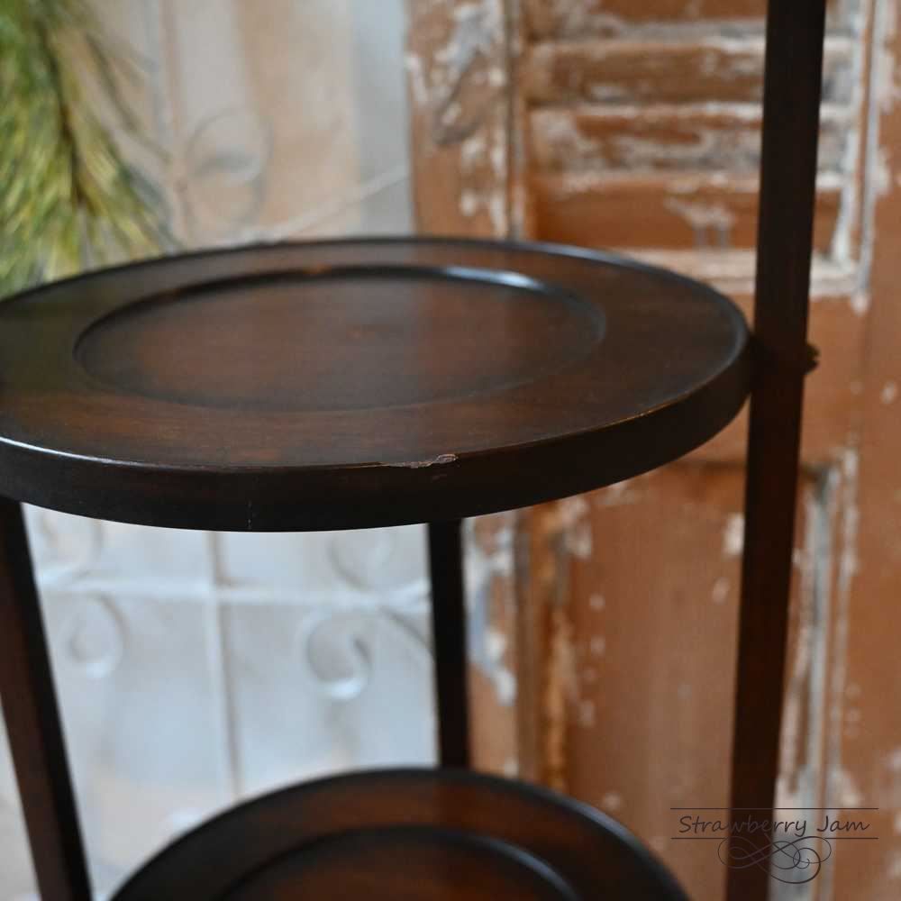 L3710-70 英国アンティーク ケーキスタンド オーク アフタヌーンティー L3710-70 英国アンティーク ケーキスタンド オーク アフタヌーンティー