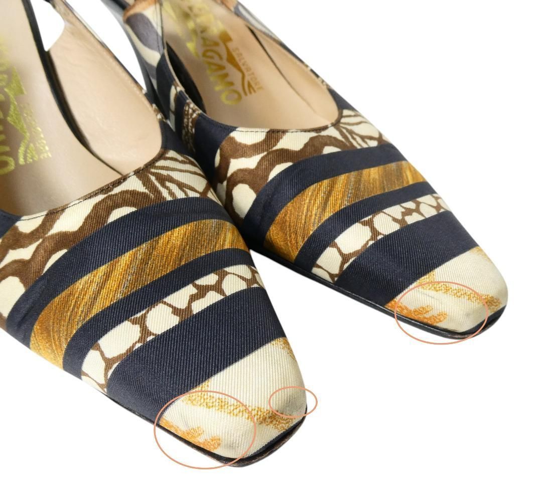 Salvatore Ferragamo サルヴァトーレフェラガモ サイズ7C ガンチーニ