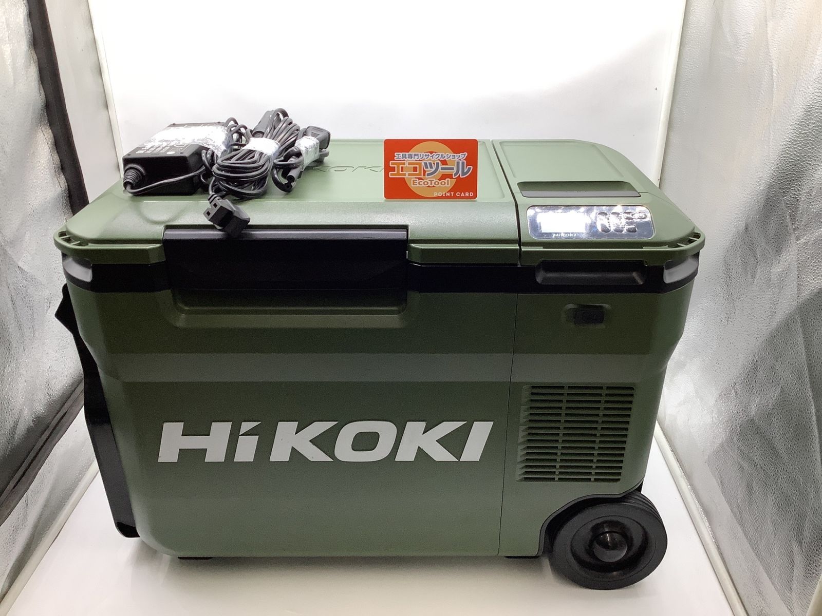 【美品】HiKOKI 14.4/18V 冷温庫 UL18DB(NMG) 本体 コードレス冷温庫 UL18DB(NMG相当品) フォレストグリーン HiKOKI