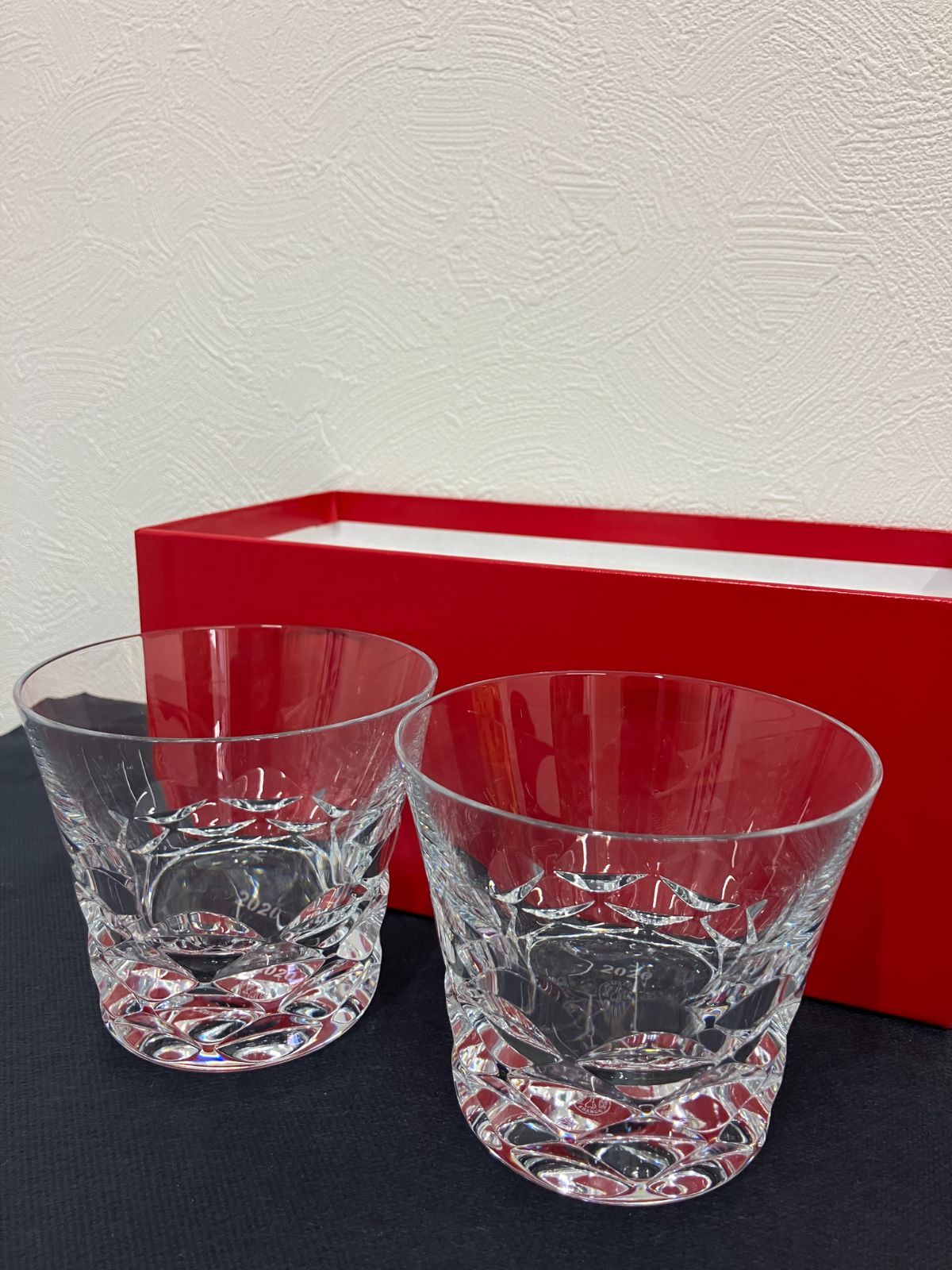 バカラ ブラーヴァ 2020 ペア ロックグラス 記念日 生まれ年 結婚祝