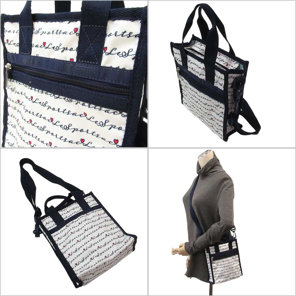 ♥ LeSportsac レスポートサック バッグ Mini North South Tote ショルダーバッグ 3714 HC 57 プリーツ ショルダーバッグ 