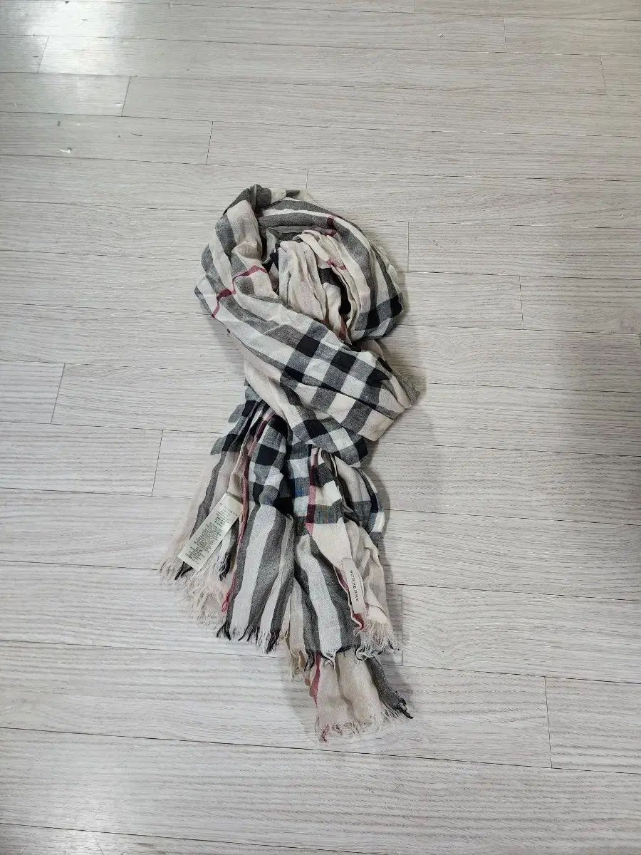 バーバリー ウールシルク マフラー スカーフ